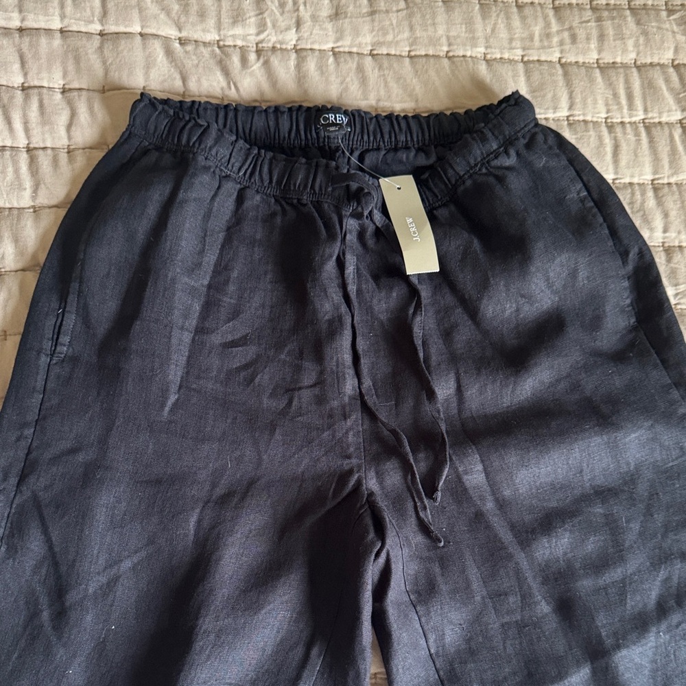 J. Crew Black Wide Leg Pants